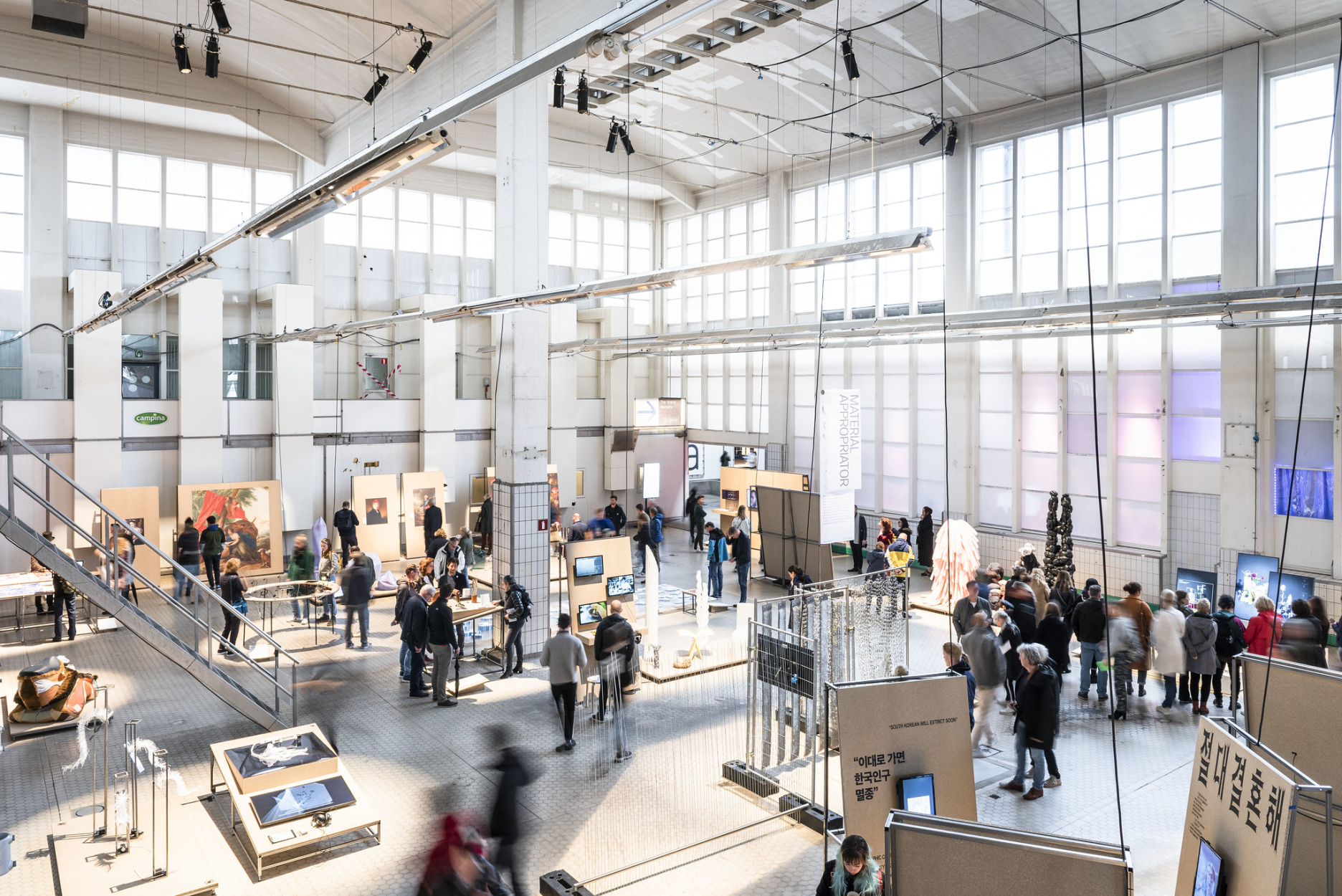 Dutch Design Week case study - overview of design festival exhibition floor and visitor experience