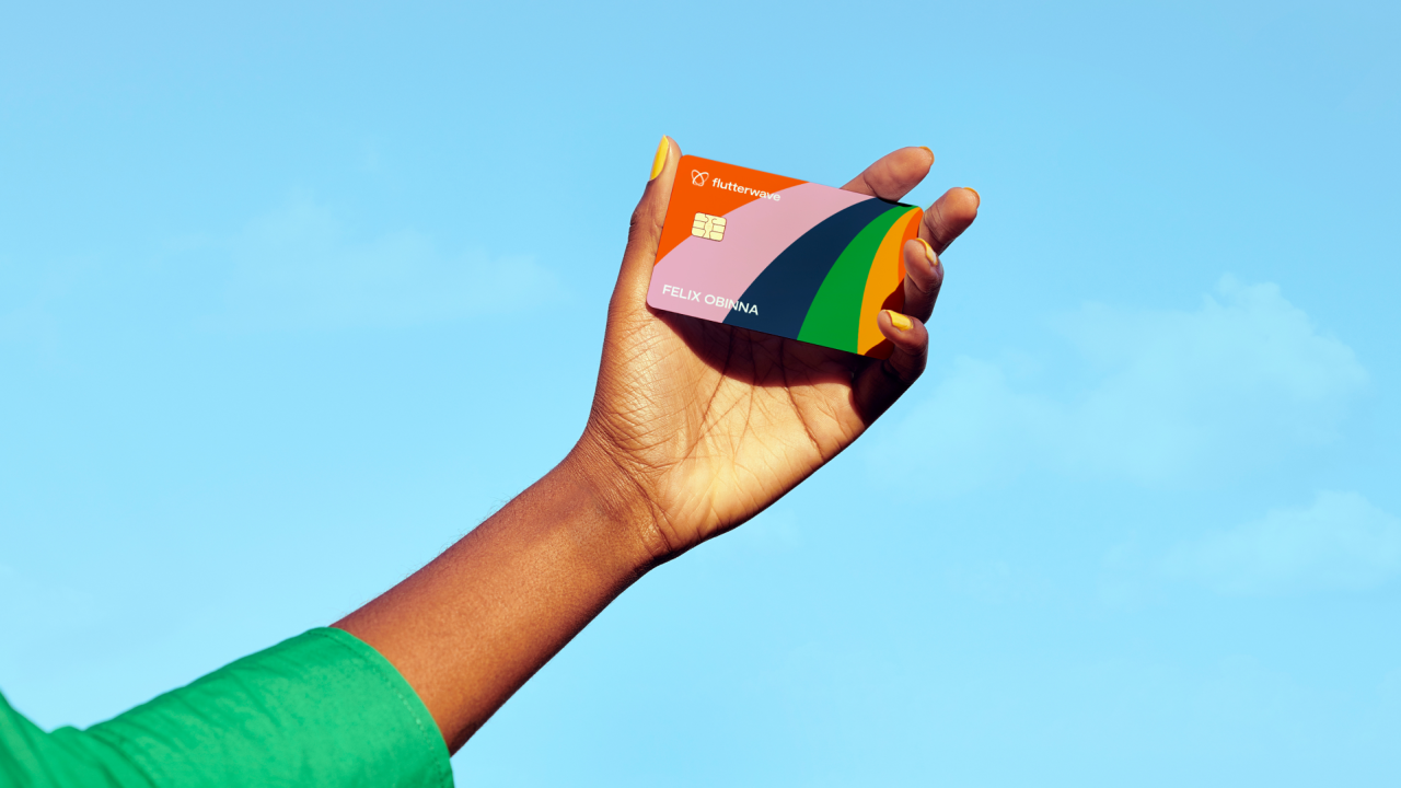 Flutterwave card brand visual identity